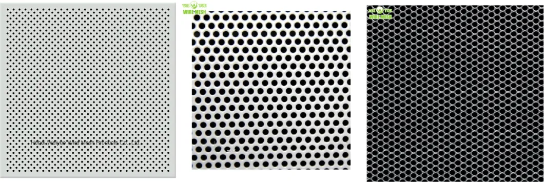 Round Diamond Punch Hole Perforated Metal Mesh/Customized Perforated Metal Mesh Sheet