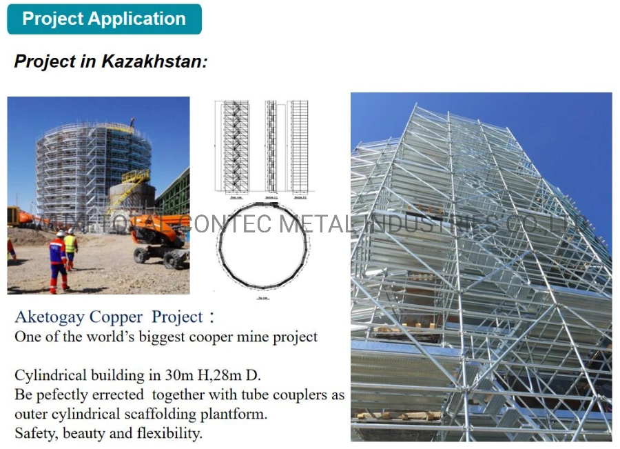 Hot Dipped Galvanized Allround Scaffolding/Ringlock Scaffolding/Scaffold System for Building/Tunnel/Bridge Construction