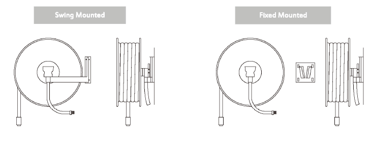 1 Inch 30m Fire Hose Reel Automatic Fire Fighting Hose Reel