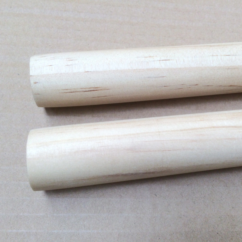 Manufactured High-Quality Paulownia Wood Round Rod Processing Customized Small Rod