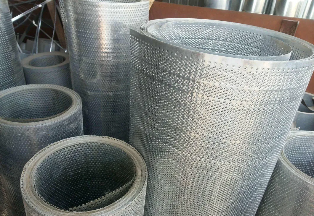 Perforated Punching Round Hole Mesh Perforated Metal Mesh