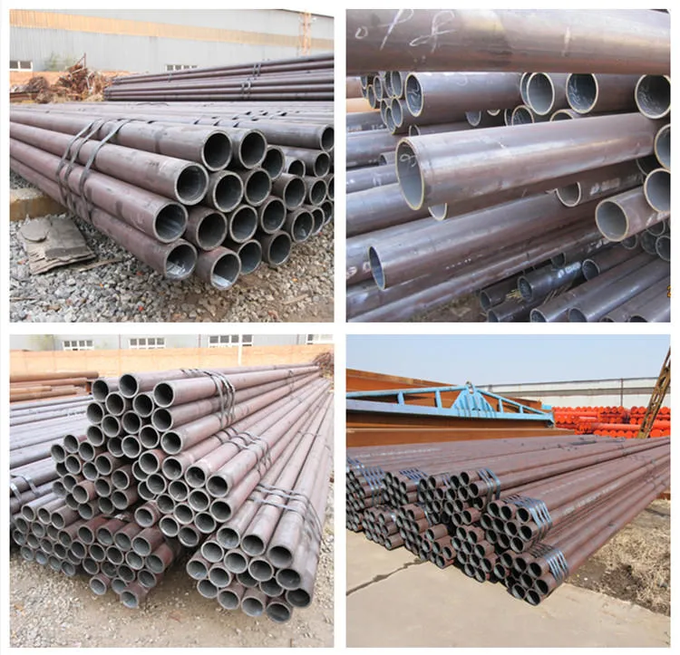 Welded Tube BS 1387 ASTM A53 A500 Sch40 60 80 Ms Mild Welding Steel Tube Black ERW Hot Q235 Round Carbon Steel Pipe Tube