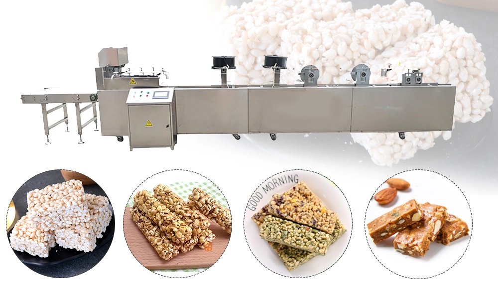 Automatic Rice Cake Production Line/Sugar Cereal Bar Machine/Granola Bar Production Line