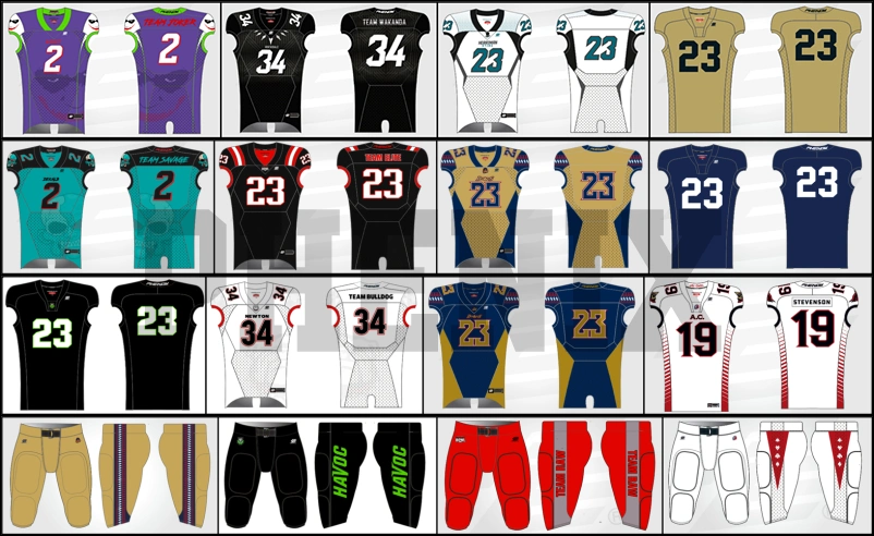 Customized H&Q Team Sportswear Football Clothing Men American Football Uniform