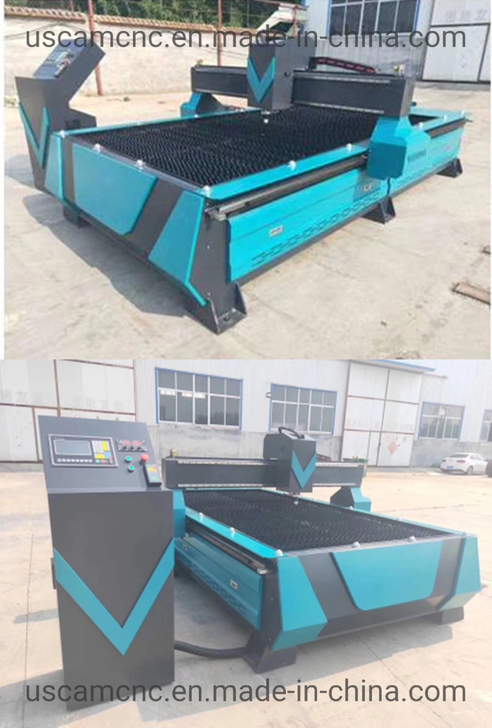 CNC Plasma Drilling Steel Holes and Cutting Stainless Steel Plate Sheets Machine