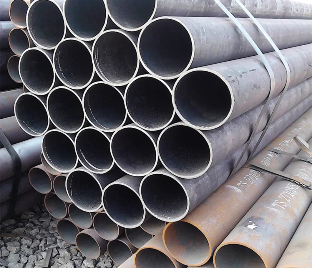 Factory Supplier Black Iron Round Mild ERW Steel Pipe