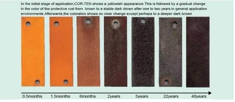 12mm Thick Weather Resistant Rust Plate Q235nh SPA-H Corten Steel Plate