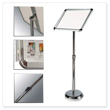 11 X17 Inch Floor Standing Poster Sign Holder with Round Corner