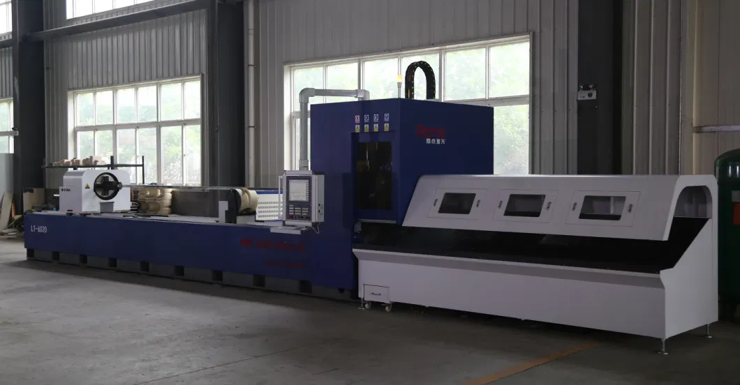 Round Square Metal Steel Tube Automatic Pipe Laser Cutting Equipment