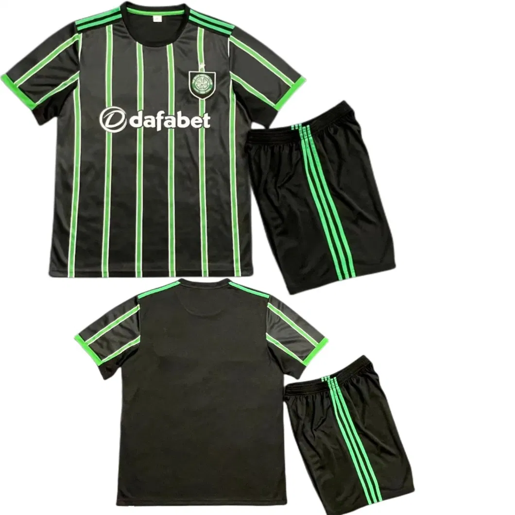 2023-2023 Celtic Black and Green Club Football Shirt, Soccer Wear, Soccer Jersey