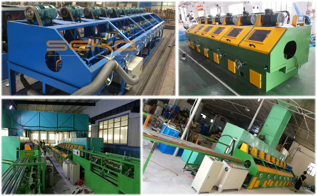 Pipe Polishing Machine for Buffing Stainless Steel Round Tubes