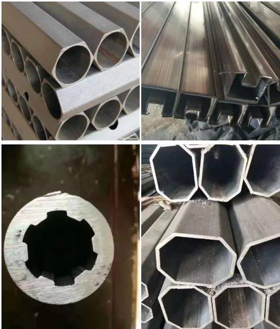 Hollow Hexagonal Carbon Steel Pipe 50mm China Manufacturer Structural Inner Oval Seamless Carbon Special Round Deformed Shaped Steel Tube