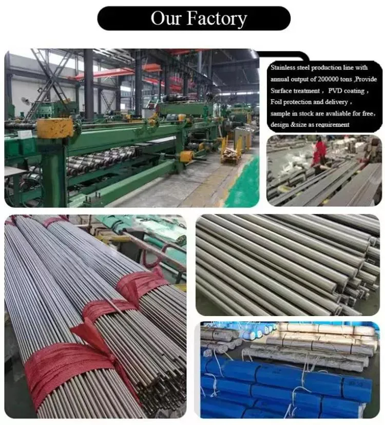 Customize Precision 201 304 310 316 321 904L ASTM A276 1mm 2 mm 8mm Metal Stainless Steel Rod Bar