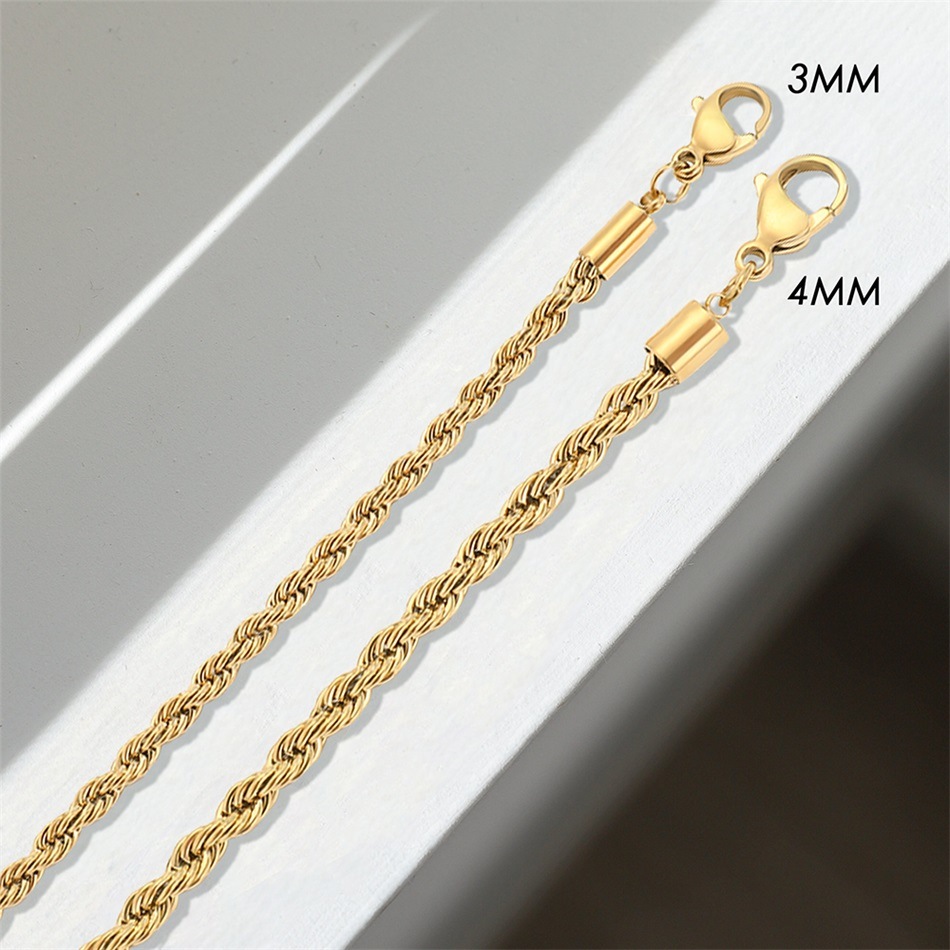 Stainless Steel Jewelry Flat Cuban Chain Bracelet