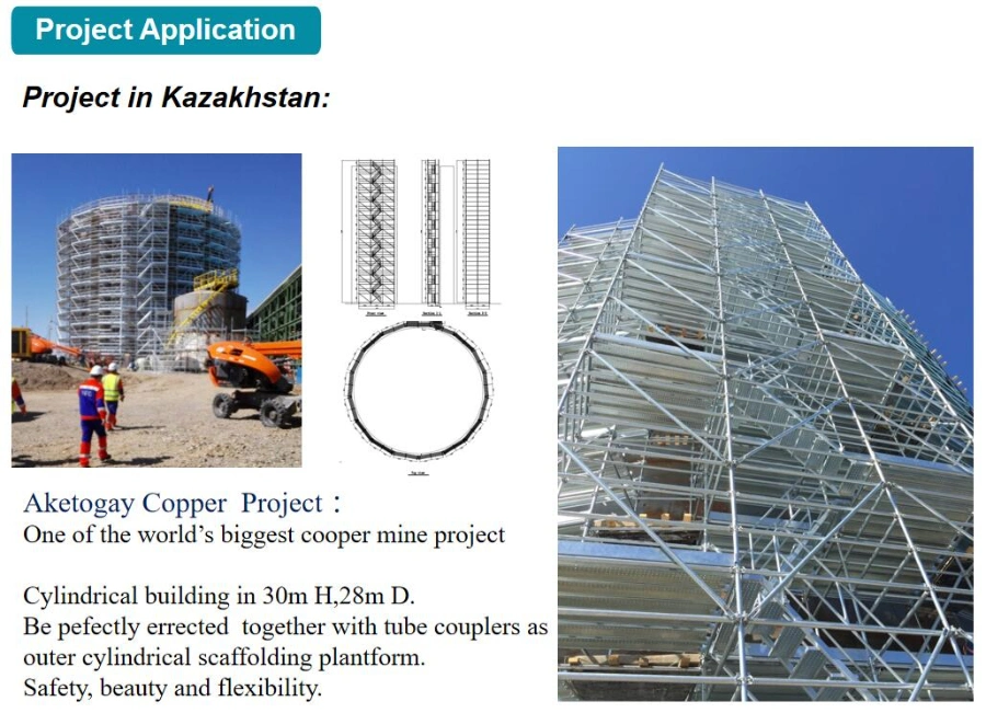 High Quality Layher Type Ringlock/Allround Supporting Scaffolding for Civil Engineering/Formwork