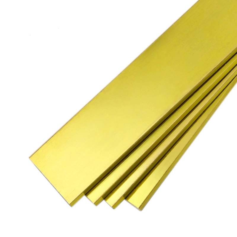 C38000 Flat Brass Bar Cuzn40 Free Cutting Brass Busbar