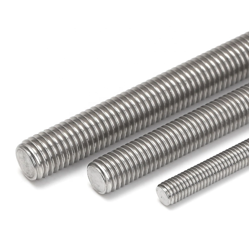 Carbon Steel /Alloy Steel The Edged Threaded Rod for Construction DIN 975 Galvanized Thread Bar