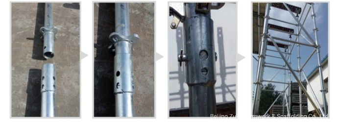 48mm/60mm Combined Zulin Rl48, 60 Scaffolding Scaffold Pole for Support