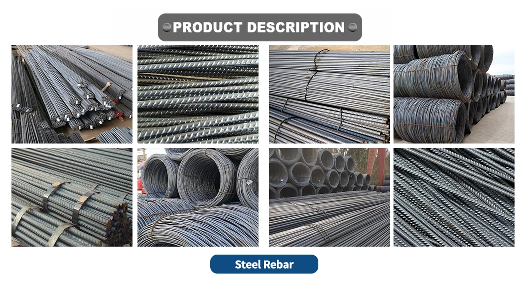 China 8mm 10mm Mild Carbon Steel Rebar B500b B500c