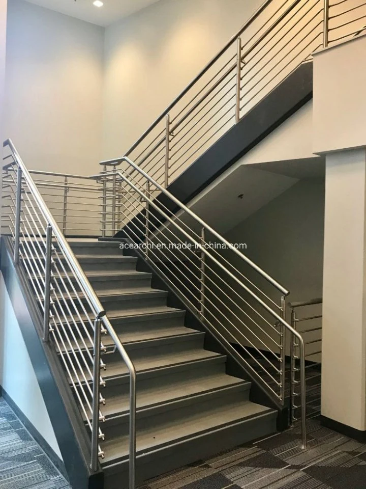 Ace Modern Stainless Steel Railing Solid Bar Infilled Balustrade Design