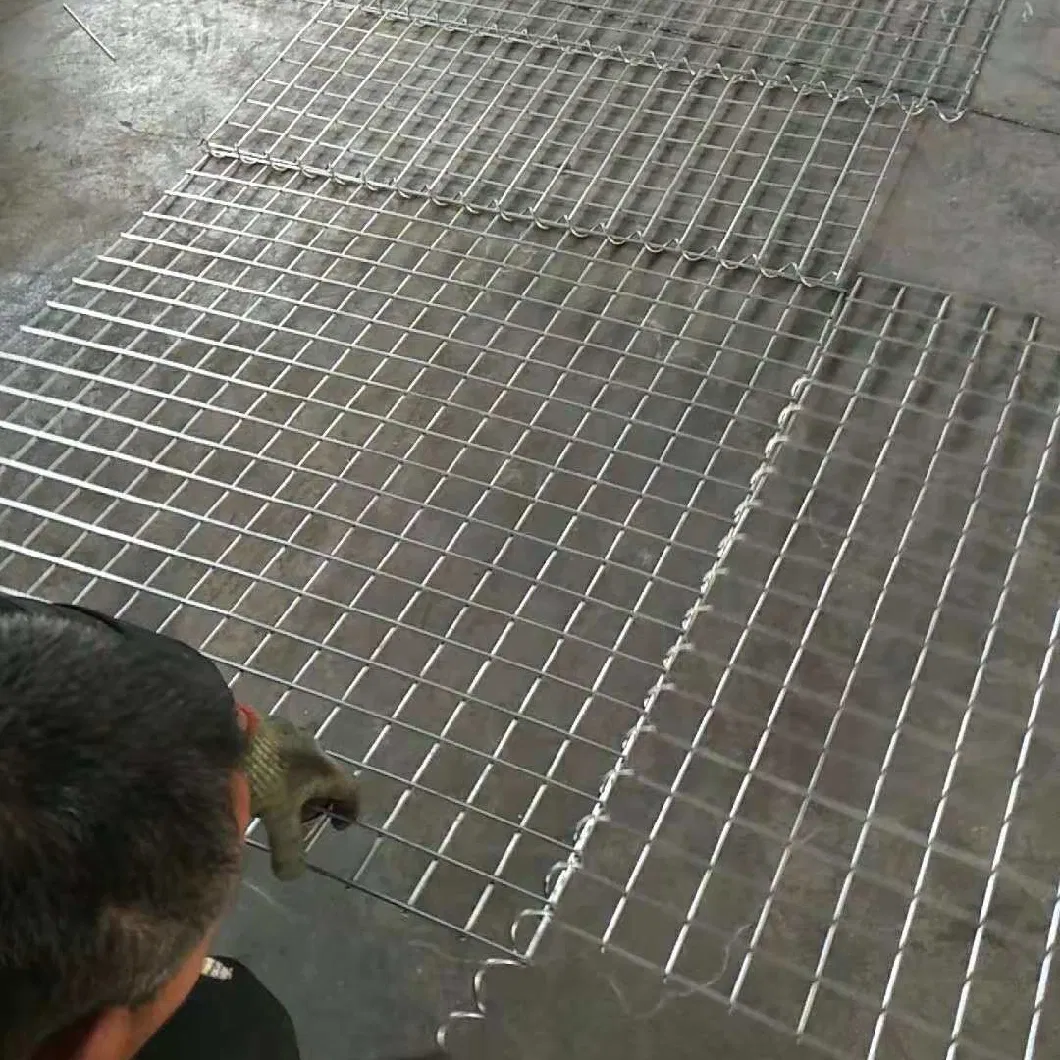 Metal Welded Galvanized Square Hole Welded Gabion Stone Box