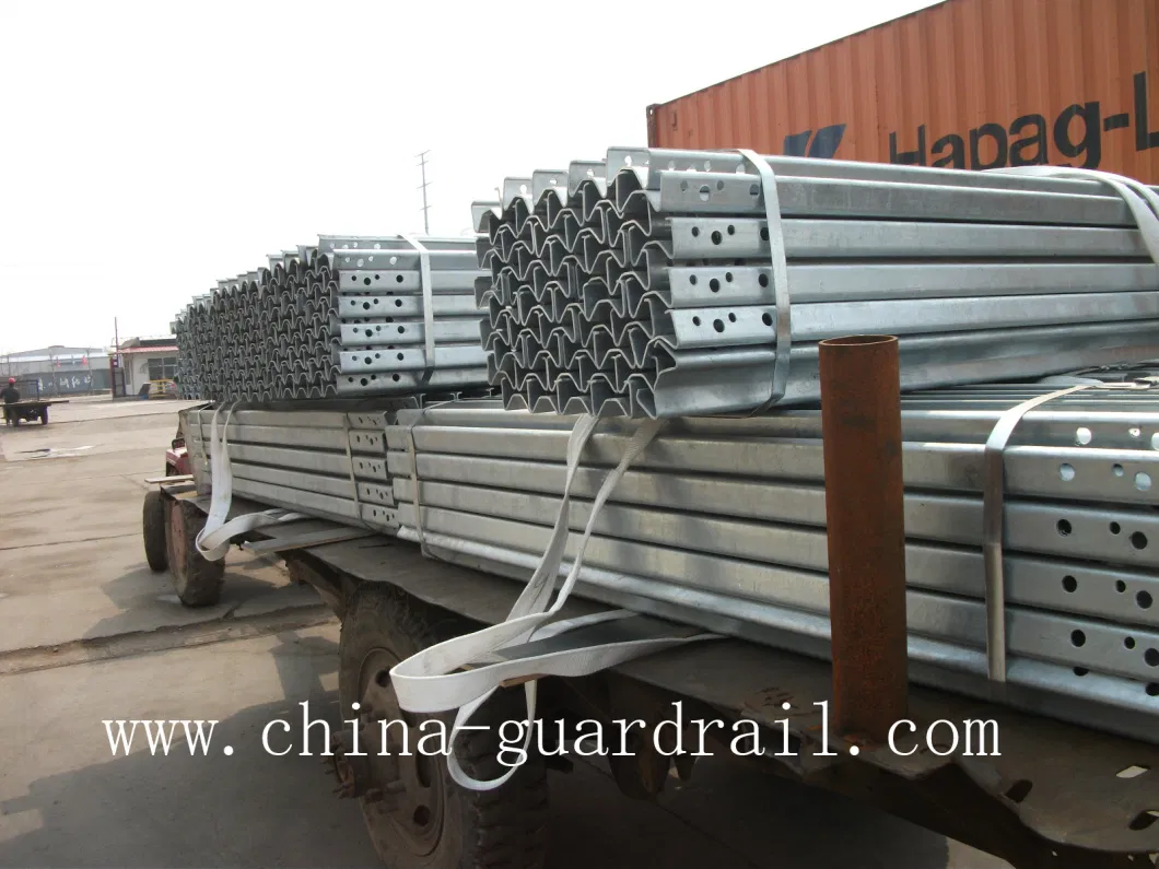 Hot DIP Galvanized Svodidla Ocelova Steel Corrugated W Beam Guardrail