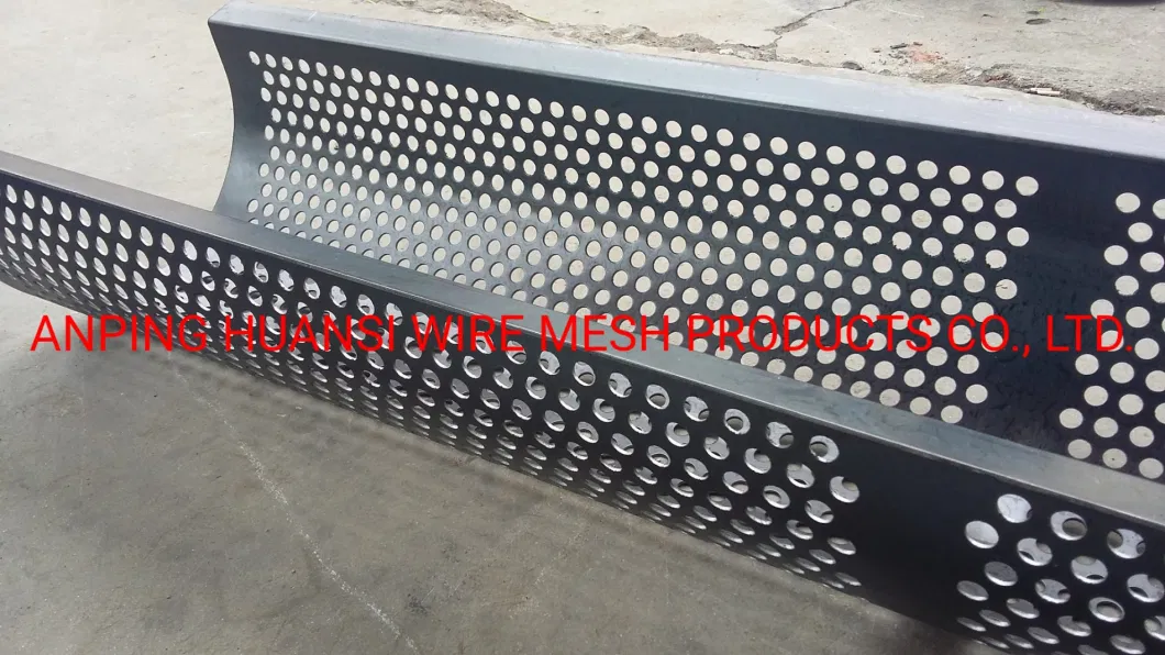 Round Hole Perforated Sheet Metal Panels Corrosion Resistance Metal