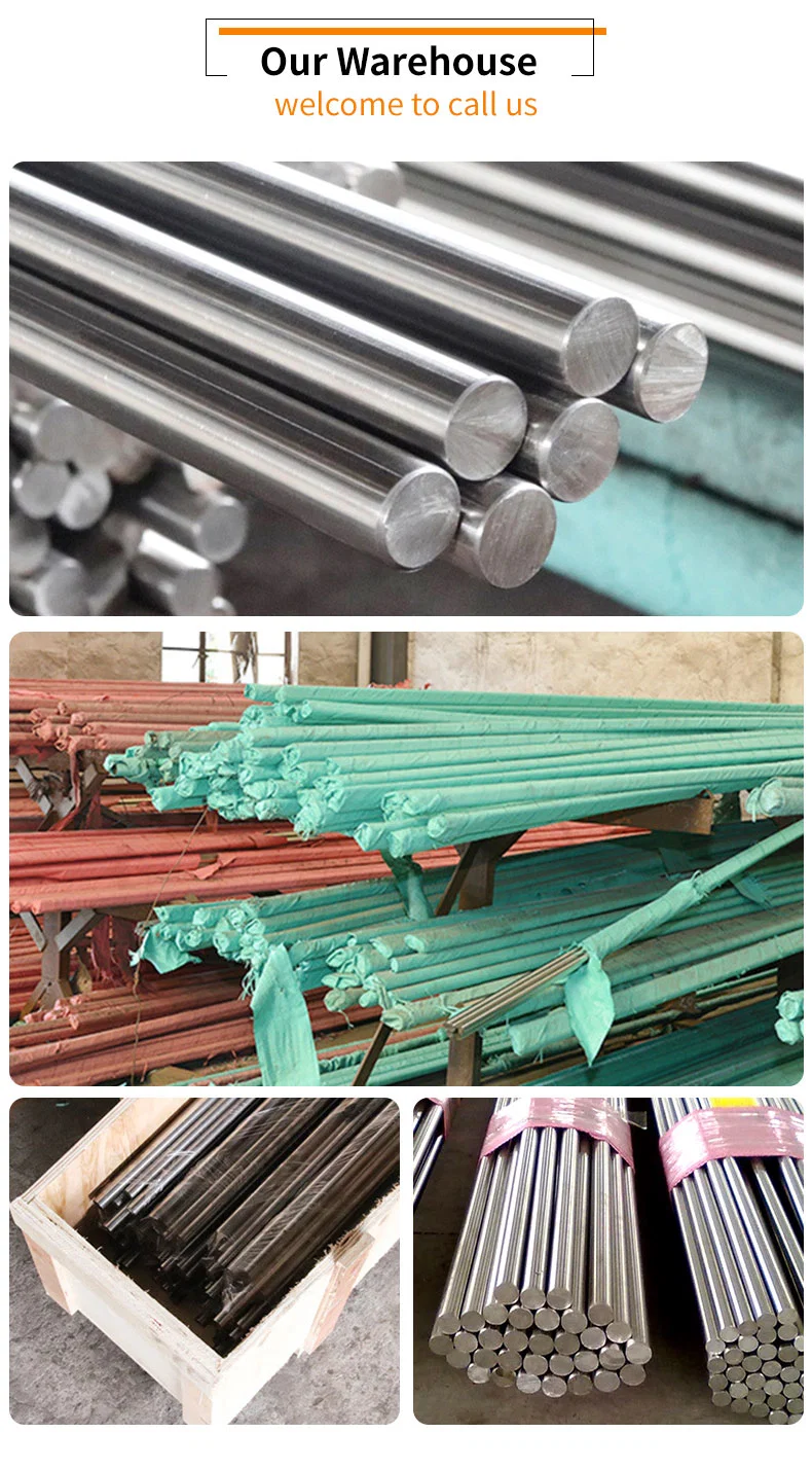 ASTM 201 304 Round Ss Steel Bar Bidirectional Stainless Steel/Aluminum/Carbon/Galvanized/Alloy/Cooper Bar