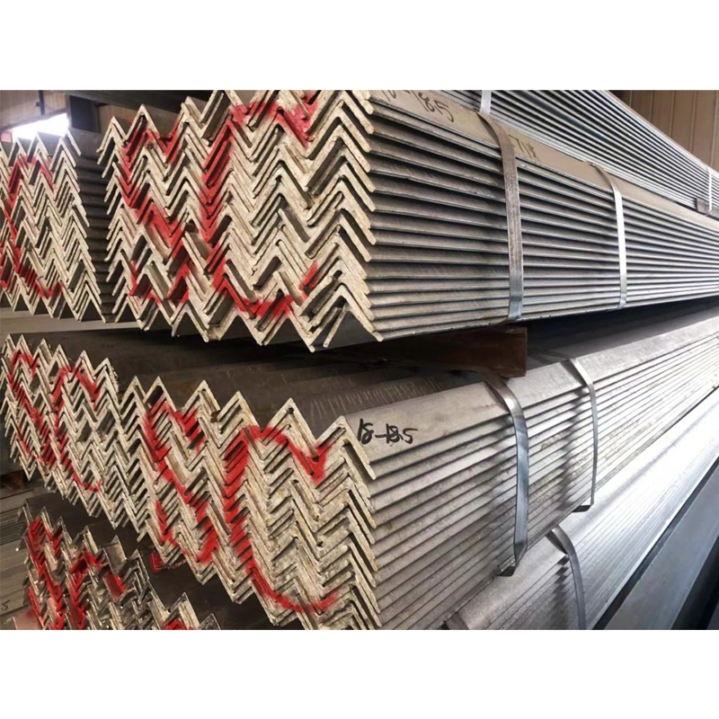 Equal Angle Steel Galvanized Iron 75*75*5mm V Shape Mild Steel Angle Bar