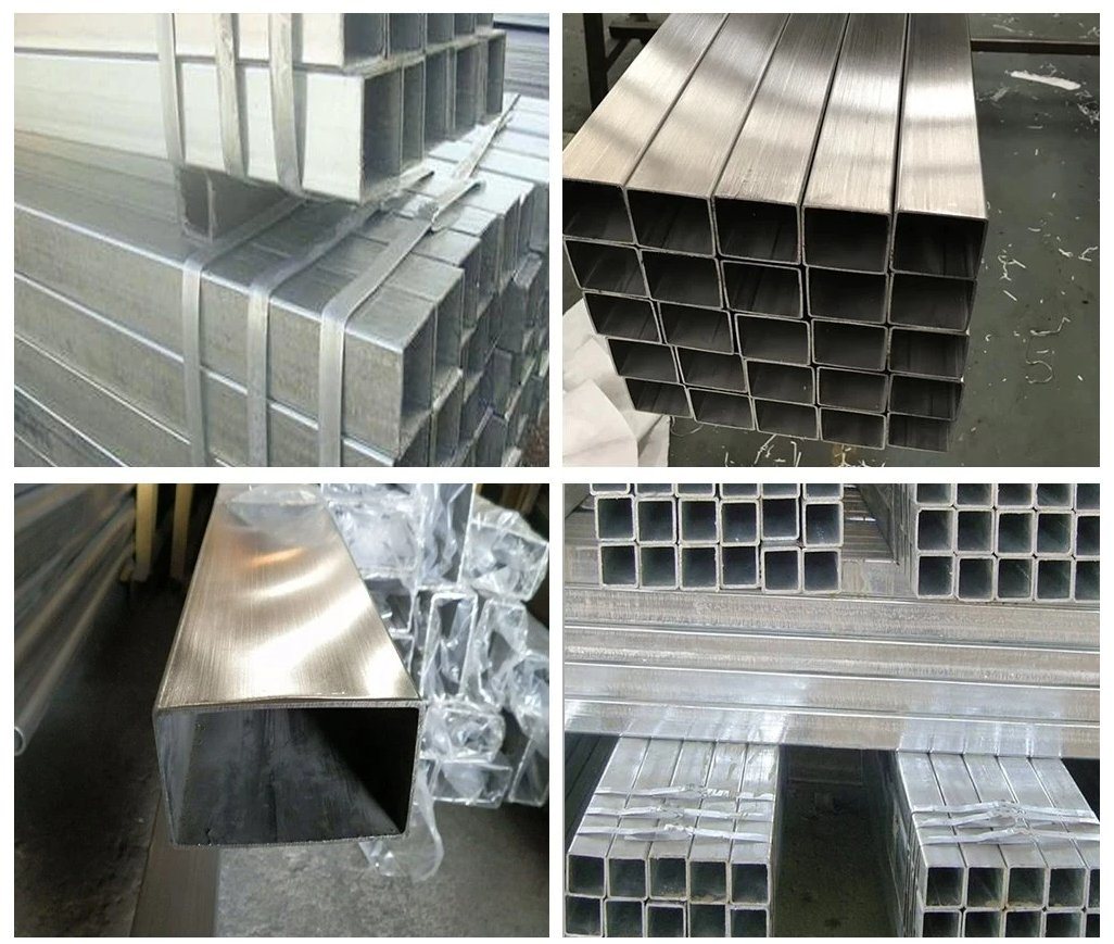 Galvanized Welded Rectangular/Square Steel Pipe/Tube/40X40 75X75 Hollow Section Weight Ms Square Pipe