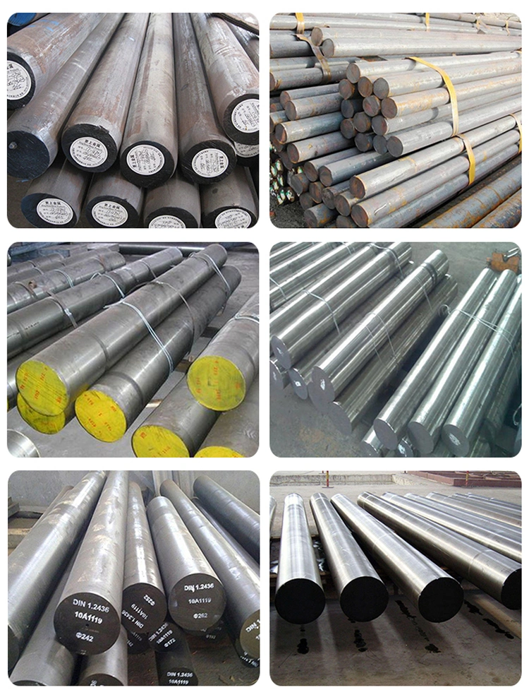 China Supplier 6-600mm C45 1045 4140carbon Steel Rod Steel Bar Chrome Plated Mild Steel Round Bar