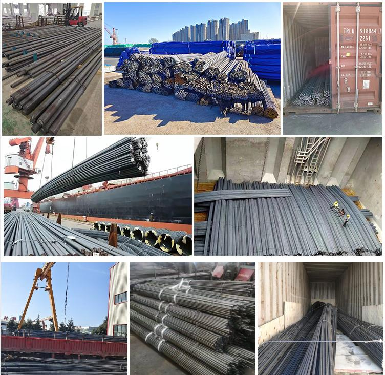 Deformed Reinforcing Construction Rod Metal Iron Concrete Steel Round Bar Reinforcement Rebar