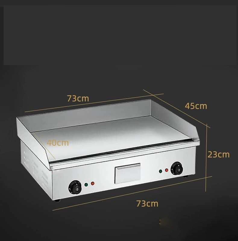 Caterwin Kitchen Equipment Stainless Steel Electric Flat Plate Electric Griddle Wholesale Price