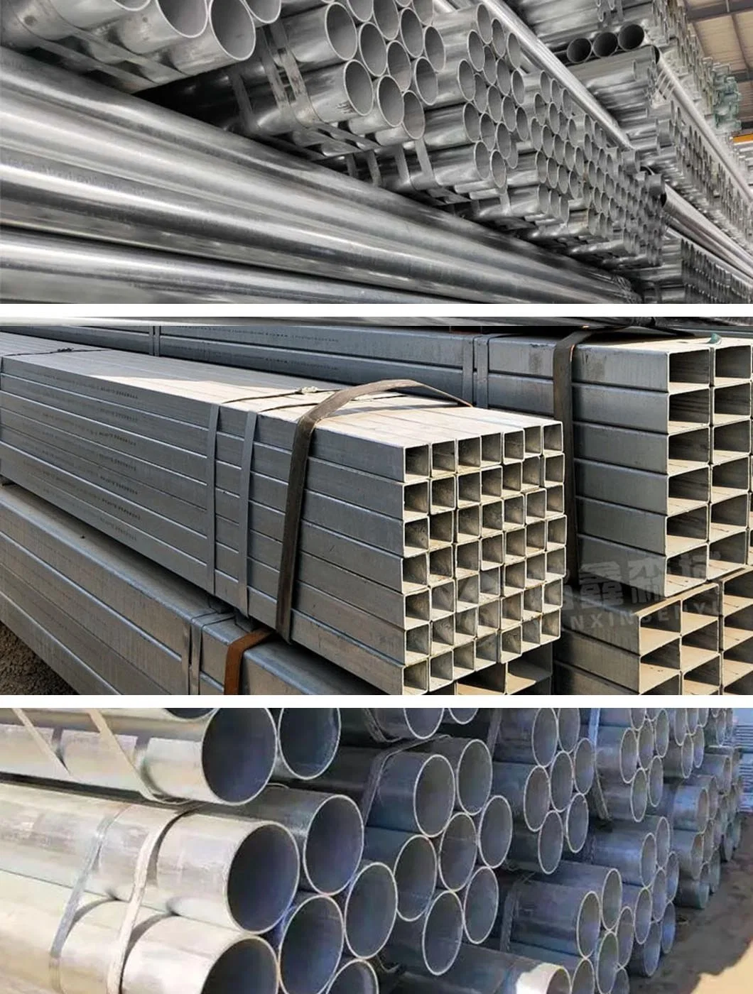 Round Welded Gi Pipe Q195 Carbon Steel Pre Galvanized ERW Steel Pipe