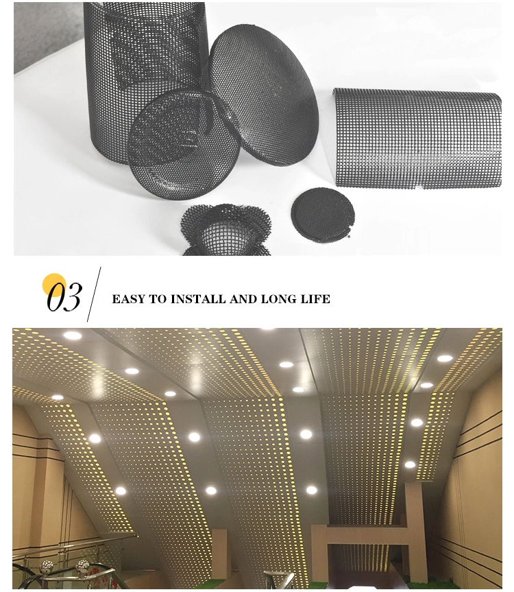 Stainless Steel Custom Micron Round Hole Perforated Metal Sheet