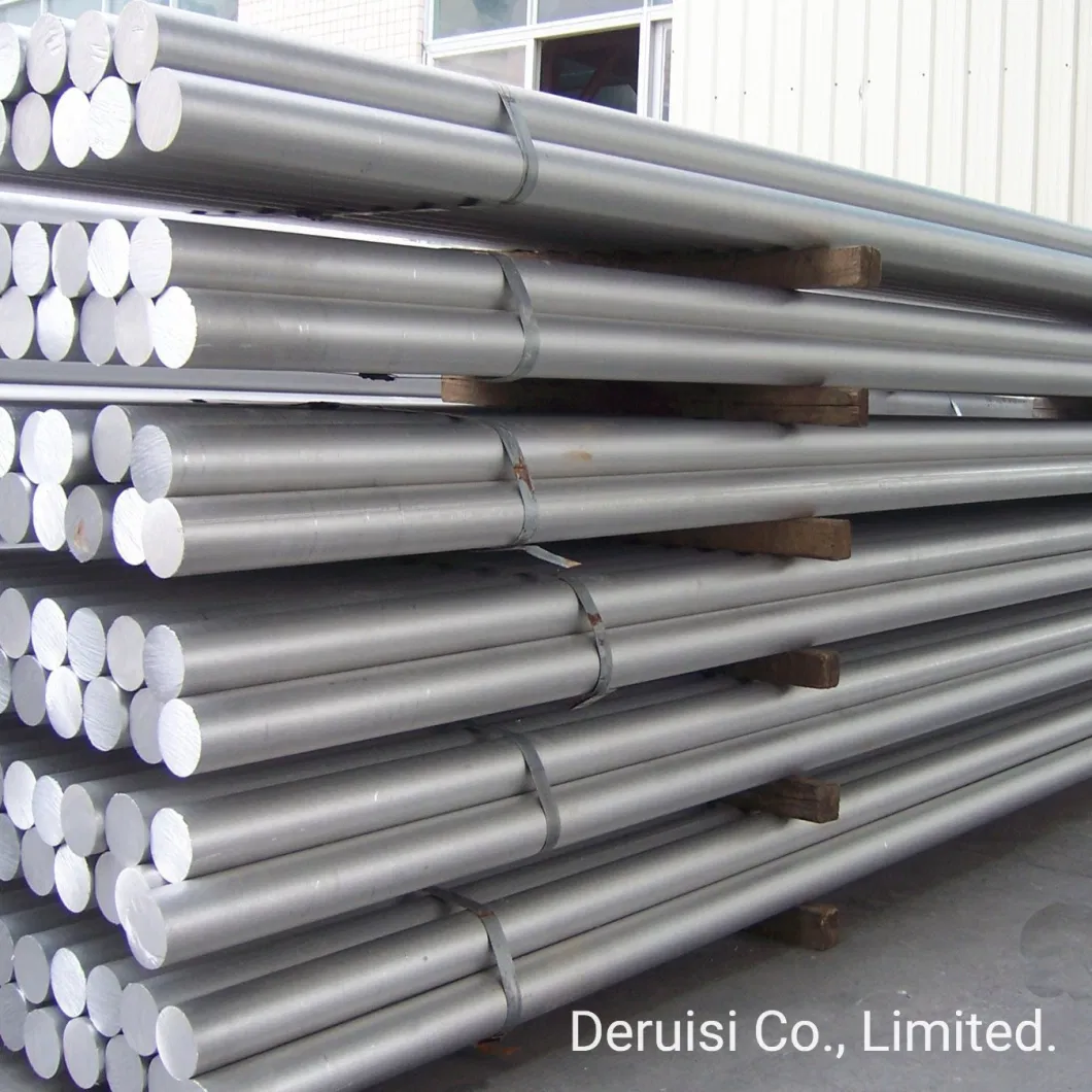 Extruded Aluminum Alloy Round/Square/Flat/Rectangular Aluminum Rod Bar 1050 1060 1100 2A16 2A02 3003 4000 5052 5005 5083 6061 6063 7075 8011 T3 T4 T6