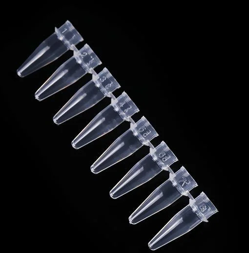 2022 Laboratory Consumables 0.2ml PCR Tube with Dome Shaped Cover