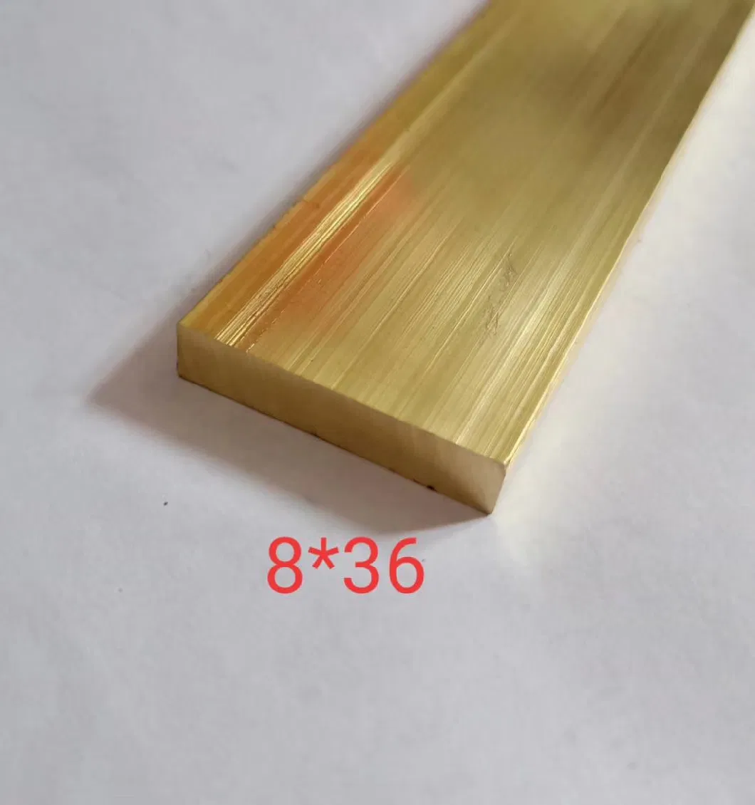 Factory Brass Bar C3604 C27200 H62 Brass Flat Bar Price Each Kg