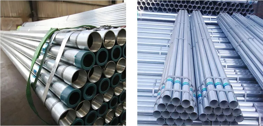 High Quality Q235 Q345 ASTM A106 Hot DIP Galvanized Round Steel Pipe Gi Pipe Pre Galvanized Steel Tube