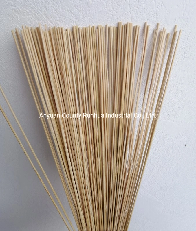 1.3mm 8 Inch 9 Inch Round Bamboo Incense Stick