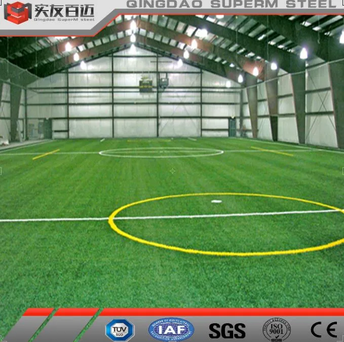 Prefabricated Light Metal Sports Building Steel Structure Indoor Soccer Stadium for Sale