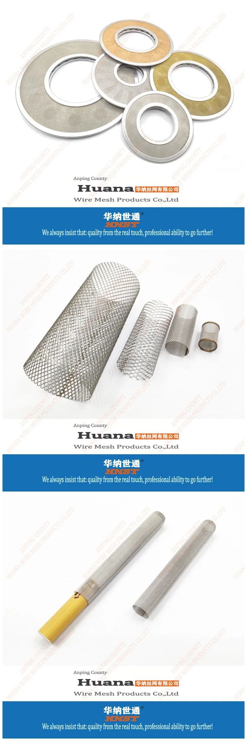 304 Stainless Steel Perforated Filter Tube/Metal Perforated Tube/Perforated Filter Tube