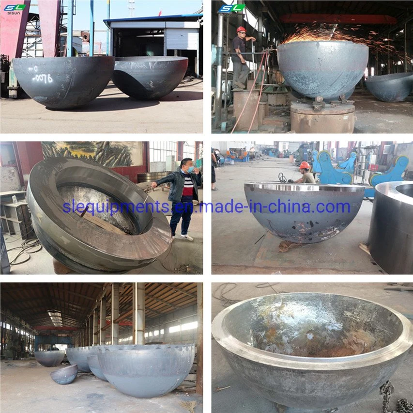 Good Seller ASME Hot Forming Customized Mild Steel Dome Carbon Steel Hemisphere End