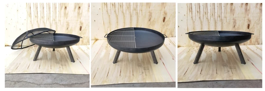 Metal Laser Cut Round Heater Barbecue Metal Cover Fire Pit