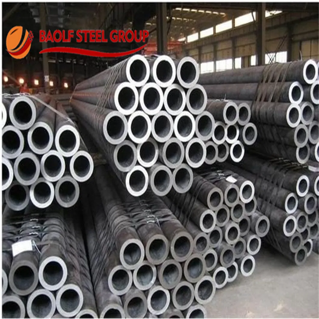 Black Round Pipe Round Hollow Section Oiled Pipes Supplied by 11-Year-History Manufacturer