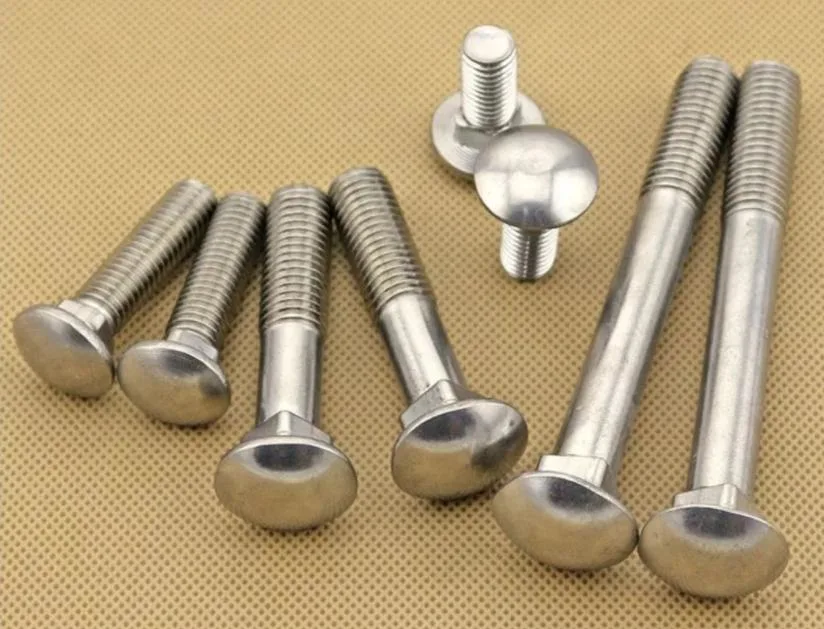 SS304 Carriage Bolt Half Round Head Square Bolt