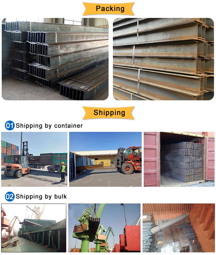 Prime Quality Hot Rolled Cheap Price 12 Inch Steel H Beams ASTM A36 Carbon Galvanized Steel Profile H Beam Price Steel Iron Bar