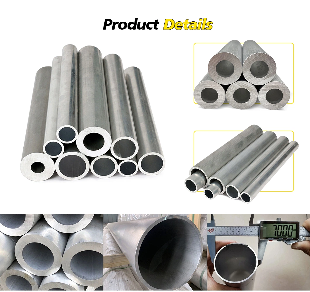 China Low Price Aluminum Tube with Schedule 40 6063 T5 3/4&quot;1.25 3 4 6082 T6 1/2 Al1050 1050 6061 7075 Anodized Exhaust Air Duct Square Round Dryer Vent