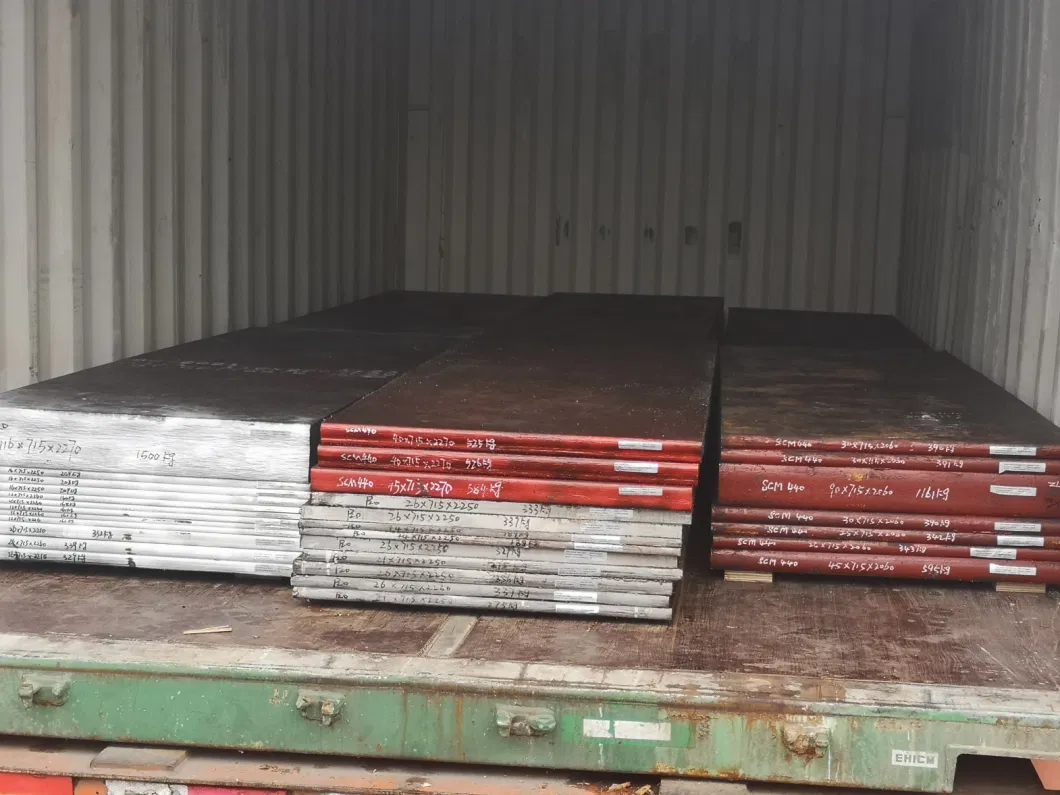 1.7225/SAE4140/SCM440 Steel Flat Bar and round bar of Alloy steel for Mechanical