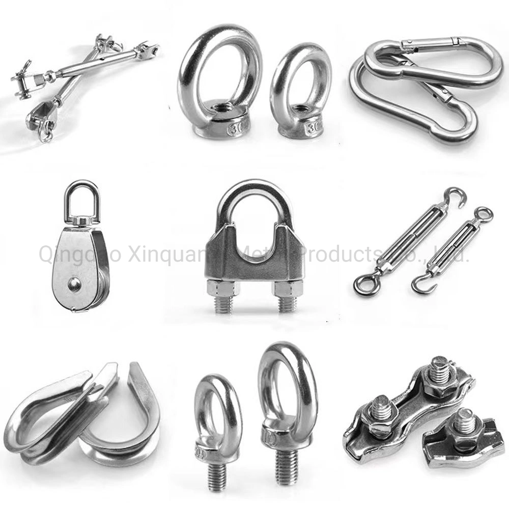 Stainless Steel Marine Boat Parts Mount Hardware Wire Rope Cleat Flag Pole Cleat